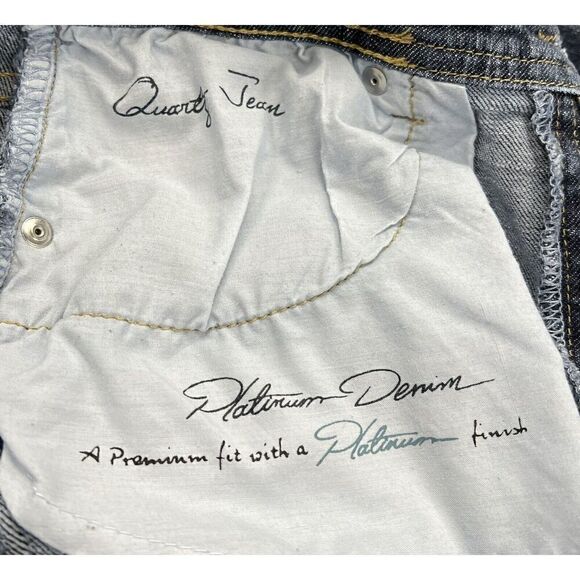 Chico's Women's Platinum Denim Quartz Jeans Blue Size 0 Short Straight Leg - Picture 16 of 16